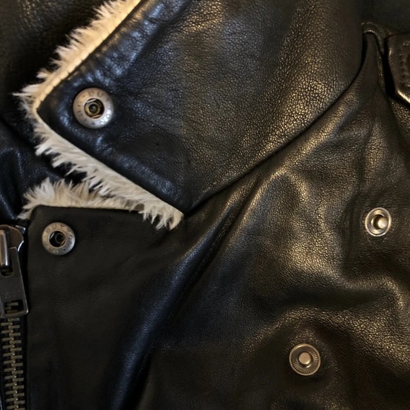 Master Supply Co Genuine Leather Unisex Jacket Sz S - Picture 9 of 16